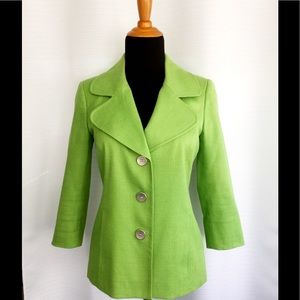 COPY - Vibrant lime green blazer